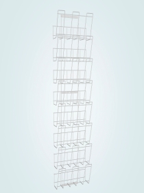 Стеллаж навесной 8 полок L-300 мм /артикул: пп-011 (АPS-8)