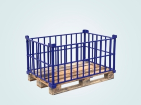 Паллетный бокс штабелируемый из трубы