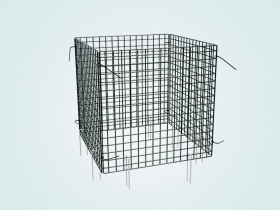 Решетки металлические садовые для защиты растений, комплект 4 шт