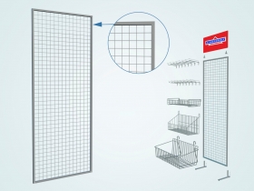 Сетчатый  стенд без перфорации