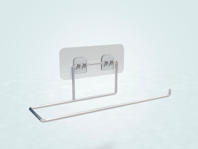 держатель для бумажных полотенец настенный с самоклеющимися зацепами