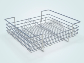 Посудосушитель выдвижной в нижнюю базу на 600 мм без направляющих