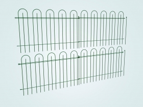 Декоративный садовый заборчик  секционный-сборный